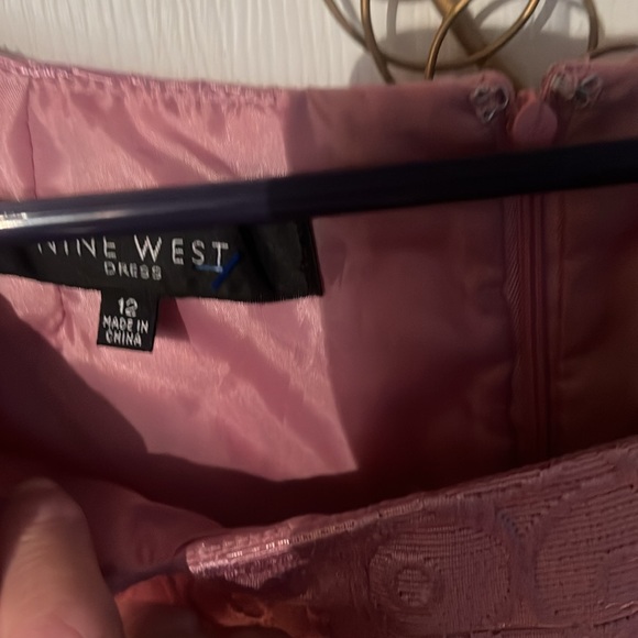 NWOT Nine West size 10 mauve sheath dress, purchased for daughter's wedding - Picture 3 of 7